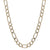 Men's Figaro Chain Necklace Yellow Gold
