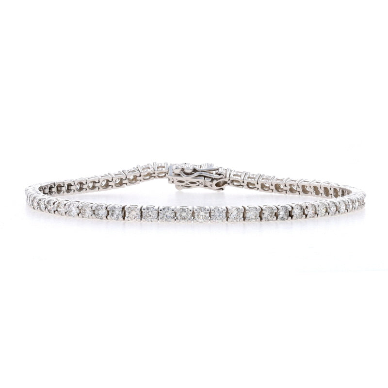 4.19ctw Diamond Bracelet White Gold