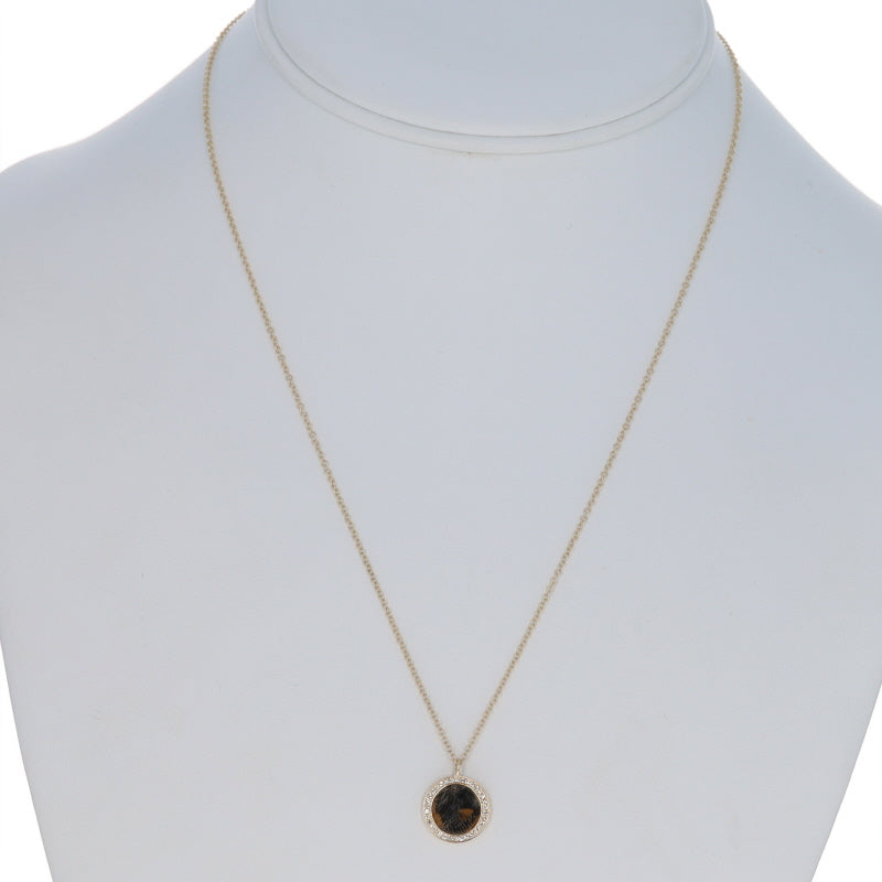 Diamond Pendant Necklace Yellow Gold