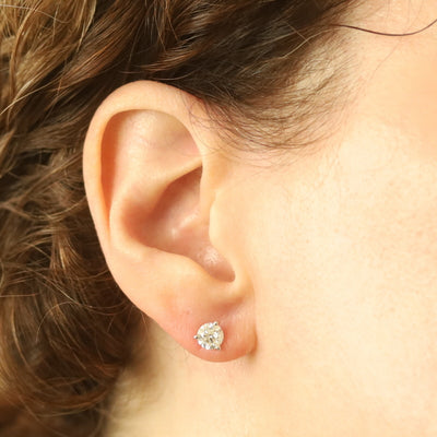 1.44ctw Diamond Earrings White Gold