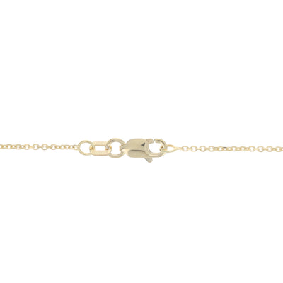 .85ctw Diamond Beaded Dangle Necklace Yellow Gold