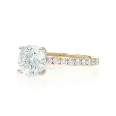 2.33ctw Diamond and Diamond Ring Yellow Gold