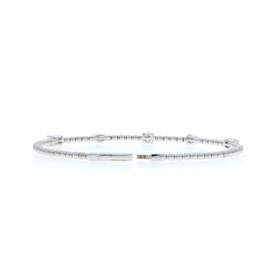 1.25ctw Diamond Bracelet White Gold