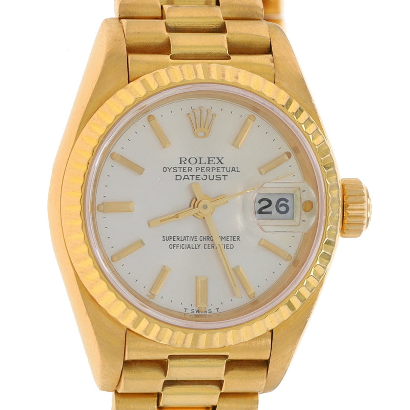 Rolex Ladies President Wristwatch 69178 Yellow Gold Automatic