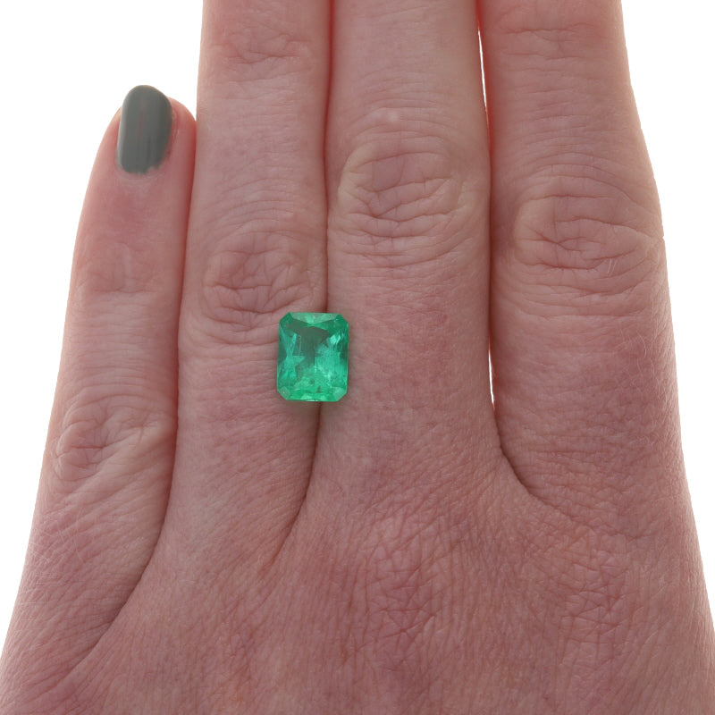 2.14ct Loose Emerald Emerald Emerald GIA