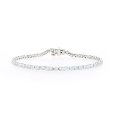 5.02ctw Diamond Bracelet White Gold