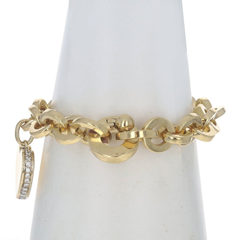 Pomellato .60ctw Diamond Bracelet Yellow Gold