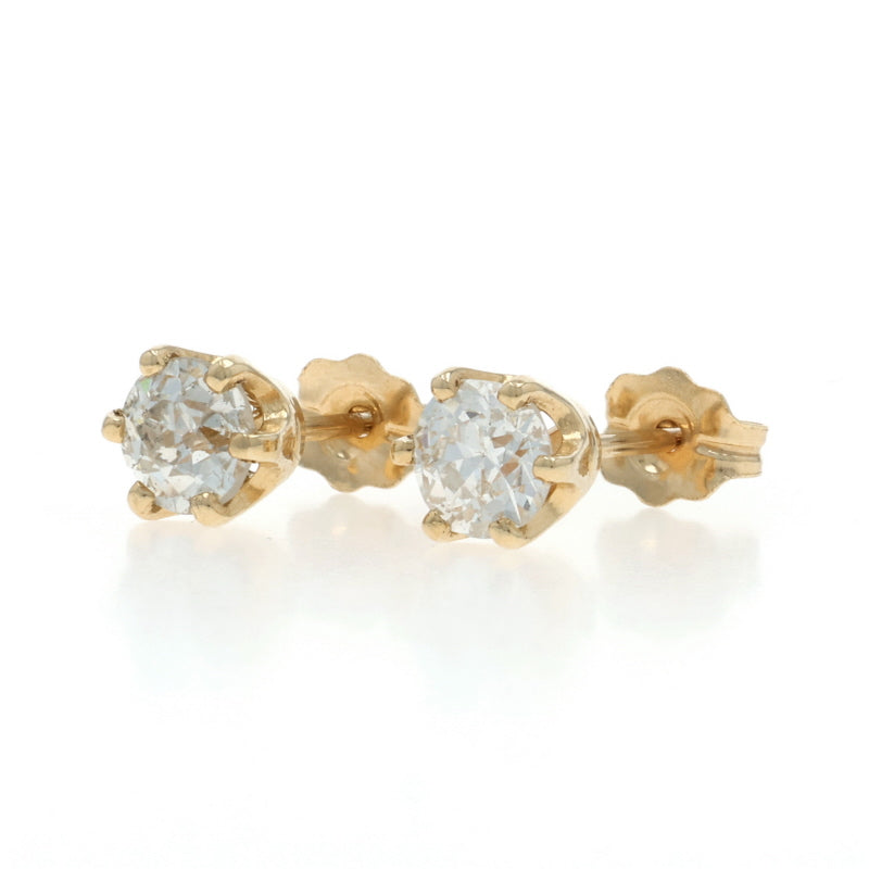 .90ctw Diamond Earrings Yellow Gold