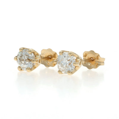 .90ctw Diamond Earrings Yellow Gold