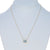 1.72ctw Aquamarine and Diamond Diamond Cut Cable Chain Pendant Necklace Yellow Gold