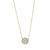 1.07ctw Diamond Pendant Necklace Yellow Gold