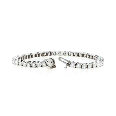 7.36ctw Diamond Bracelet White Gold