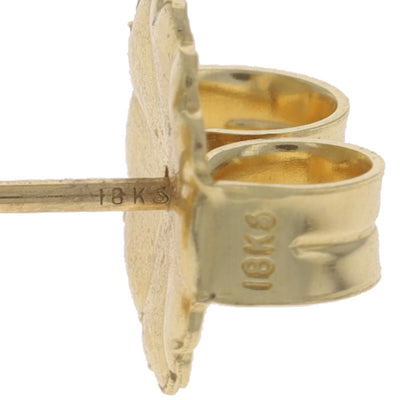 4.12ctw Diamond Earrings Yellow Gold