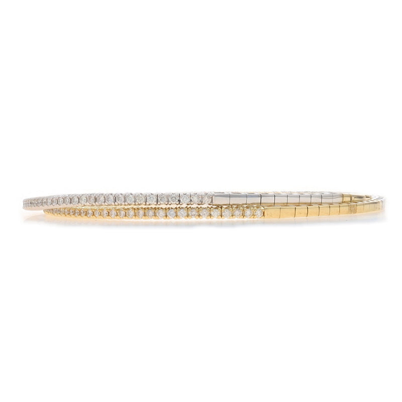 1.32ctw Diamond Bracelet Yellow Gold