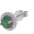 1.66ctw Emerald and Diamond Earrings White Gold
