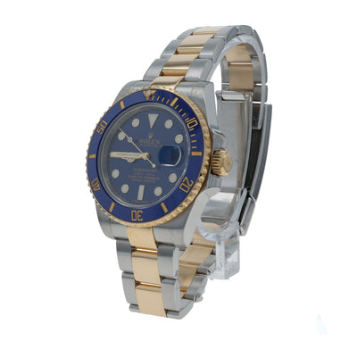 Rolex Bluesy Submariner Men's Watch 11613LB Stainless Steel Automatic