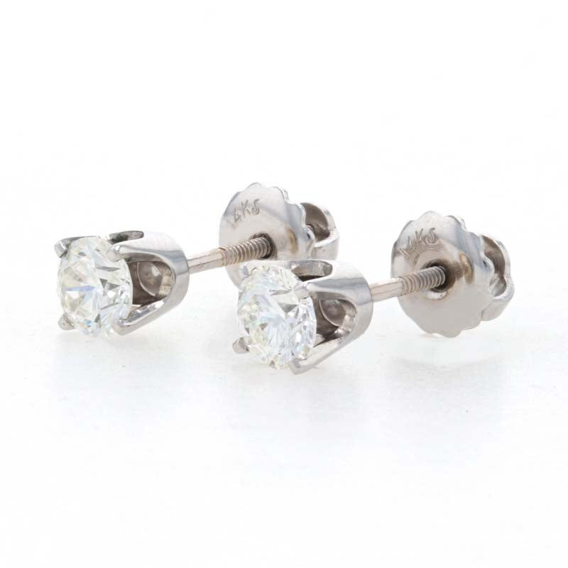 .73ctw Diamond Earrings White Gold