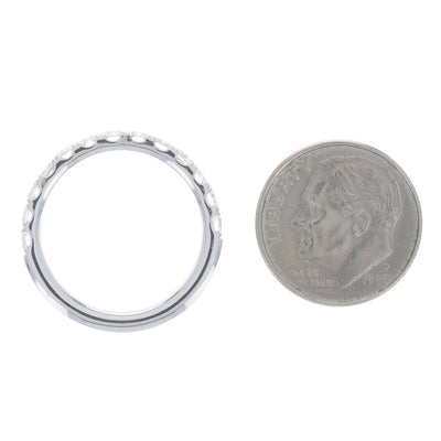 2.07ctw Diamond Women's Band White Gold