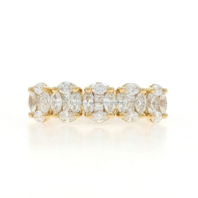 .98ctw Diamond Women's Band Yellow Gold