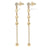 .11ctw Diamond Earrings Yellow Gold