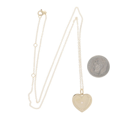 Diamond Pendant Necklace Yellow Gold
