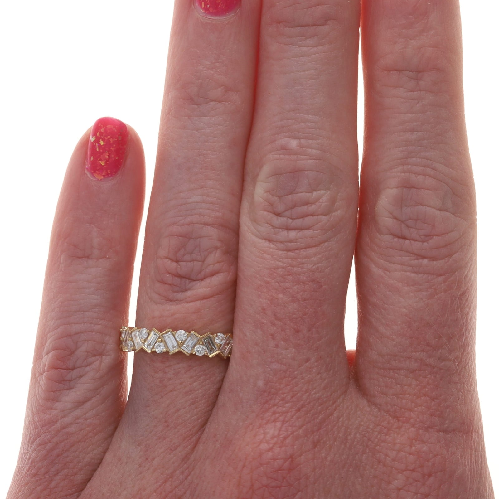 .60ctw Diamond Women's Band Yellow Gold
