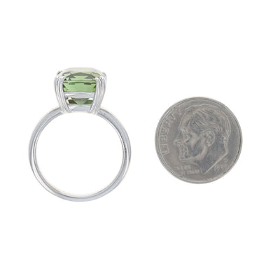 5.70ct Tourmaline Ring White Gold