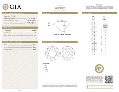 1.32ct Diamond Ring White Gold