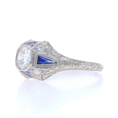 .64ctw Diamond and Diamond Ring Platinum