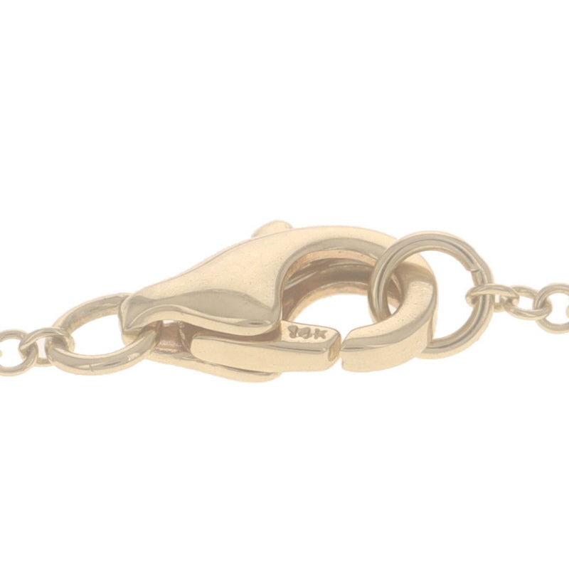 Abalone and Diamond Pendant Necklace Yellow Gold