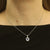 1.98ctw Sapphire and Diamond Pendant Necklace White Gold