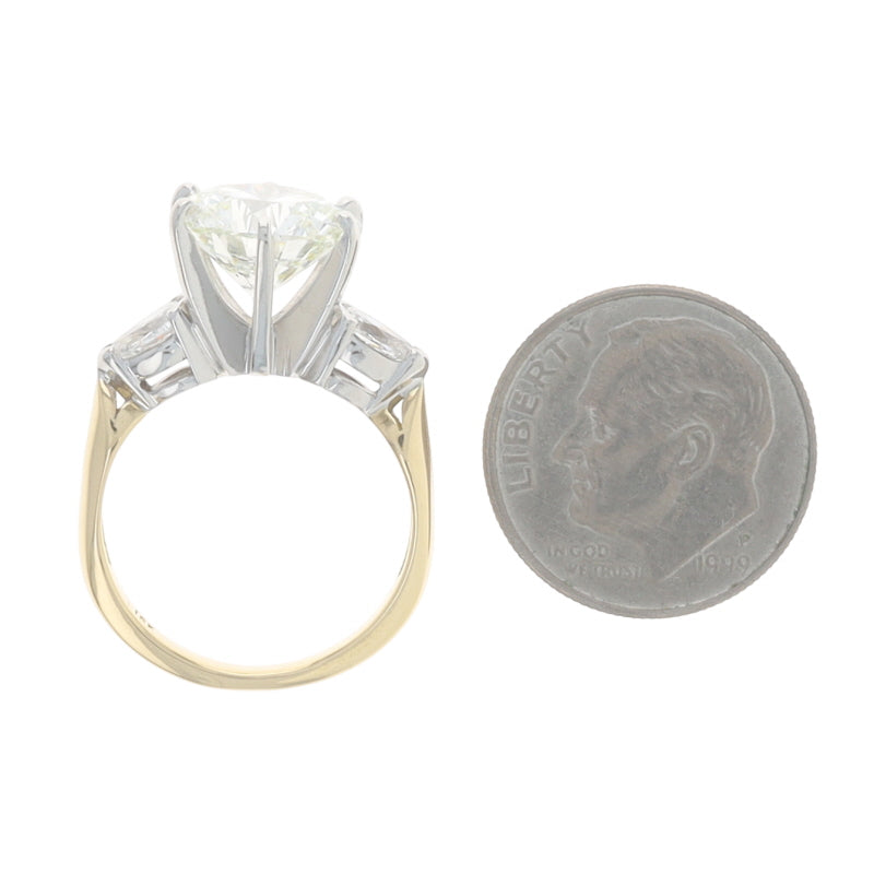 3.93ctw Diamond and Diamond Ring Yellow Gold