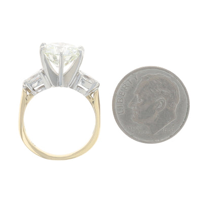 3.93ctw Diamond and Diamond Ring Yellow Gold