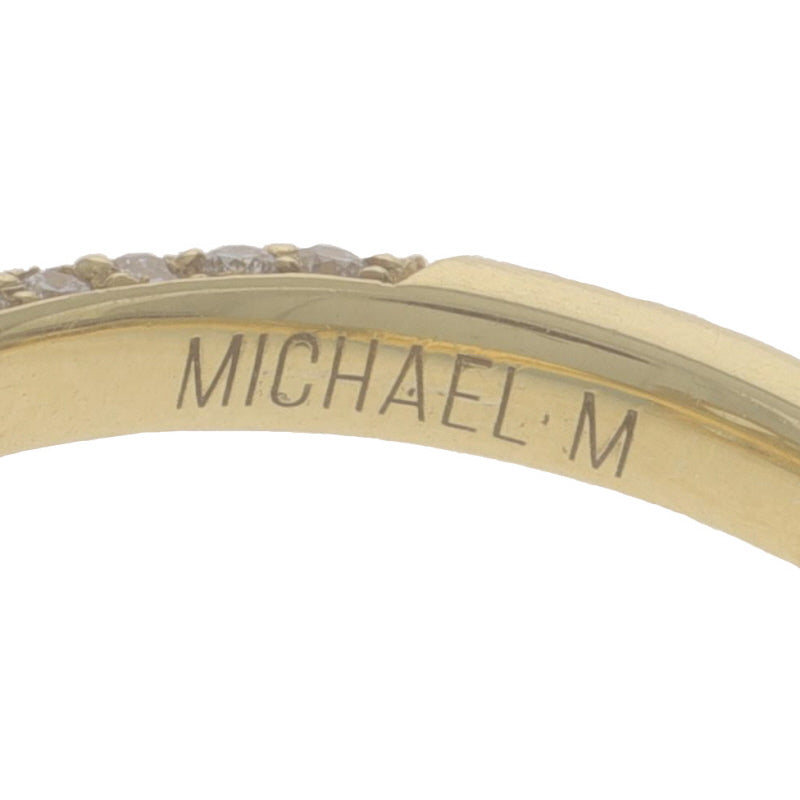 Michael M .60ctw Cubic Zirconia (placeholder) and Diamond Ring Yellow Gold