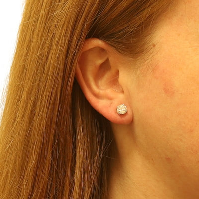 Diamond Women's Earrings White Gold