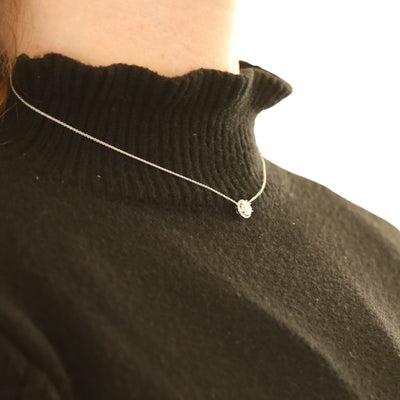 1.20ctw Diamond and Diamond Pendant Necklace White Gold