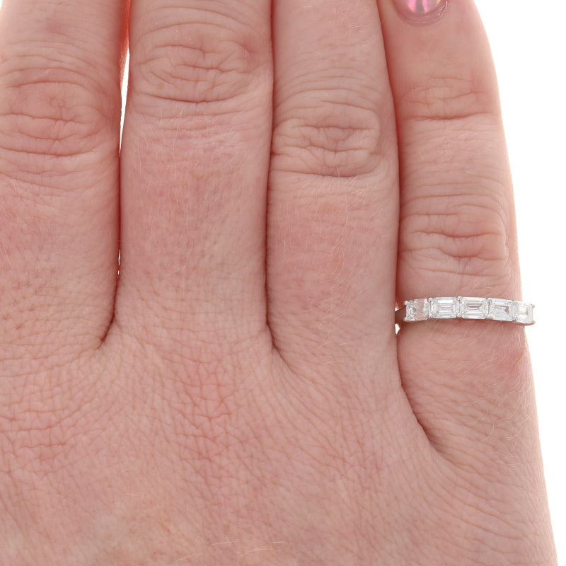 1.10ctw Diamond Band White Gold