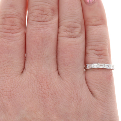 1.10ctw Diamond Band White Gold