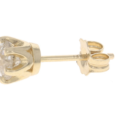 .90ctw Diamond Earrings Yellow Gold