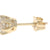 .90ctw Diamond Earrings Yellow Gold