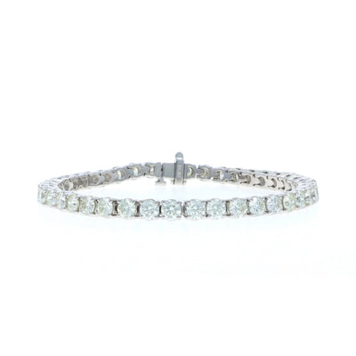 10.07ctw Diamond Bracelet White Gold