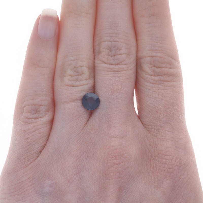 1.37ct Loose Gemstone Round Sapphire GIA