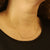 1.04ctw Diamond Diamond Cut Cable Chain Station Necklace Yellow Gold