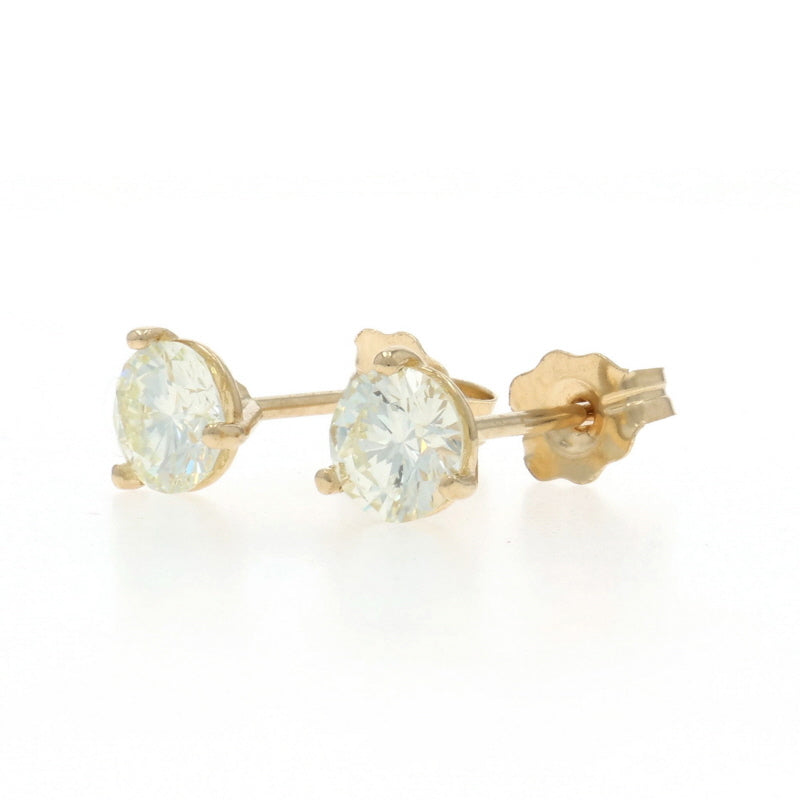 .80ctw Diamond Earrings Yellow Gold