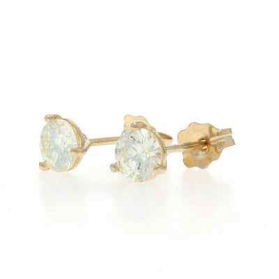 .80ctw Diamond Earrings Yellow Gold