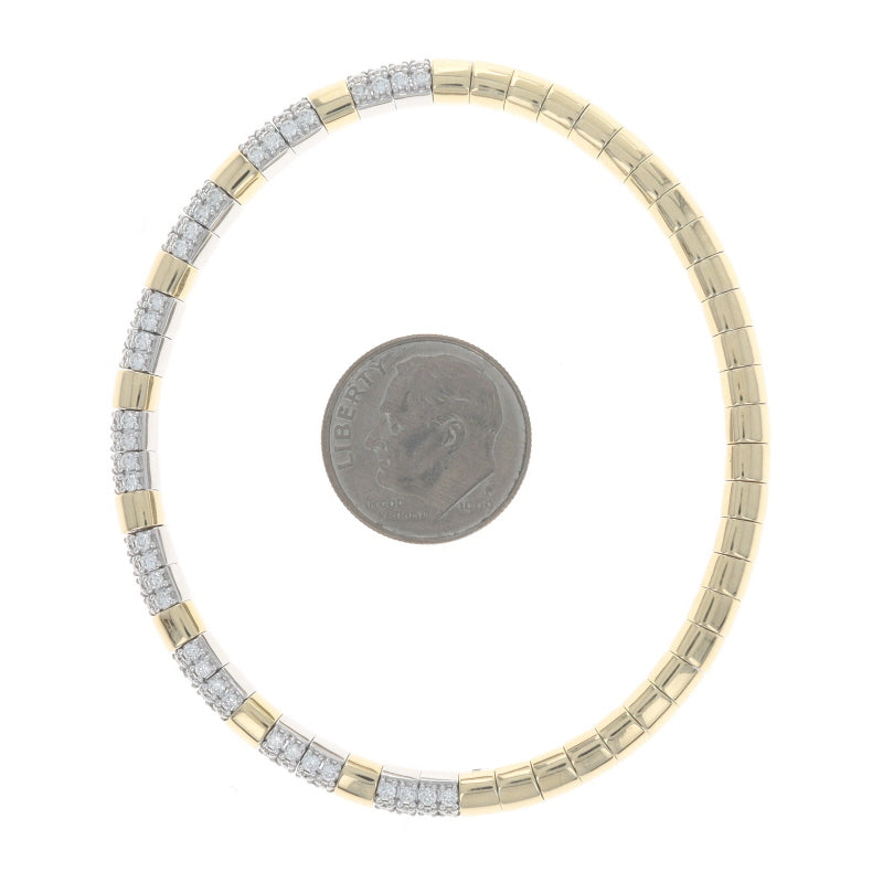 1.91ctw Diamond Bracelet Yellow Gold