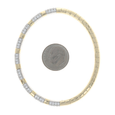 1.91ctw Diamond Bracelet Yellow Gold