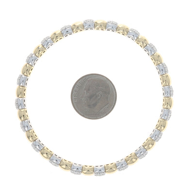 1.95ctw Diamond Bracelet Yellow Gold