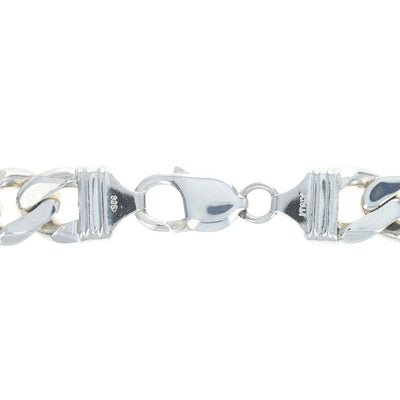 See Description Diamond Cut Curb Chain Necklace Silver Sterling Silver