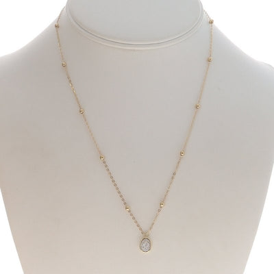 .23ctw Diamond Women's Pendant Necklace Yellow Gold